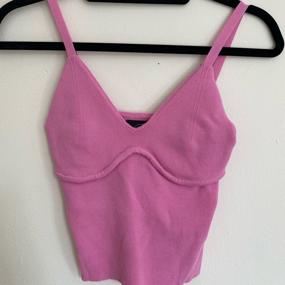 PINK KNIT TANK FROM SHOP CIDER